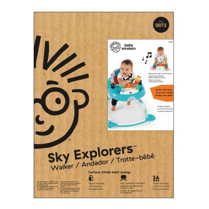 Baby Einstein - Hodalica za bebe SKY EXPLORERS WALKER 3xAA