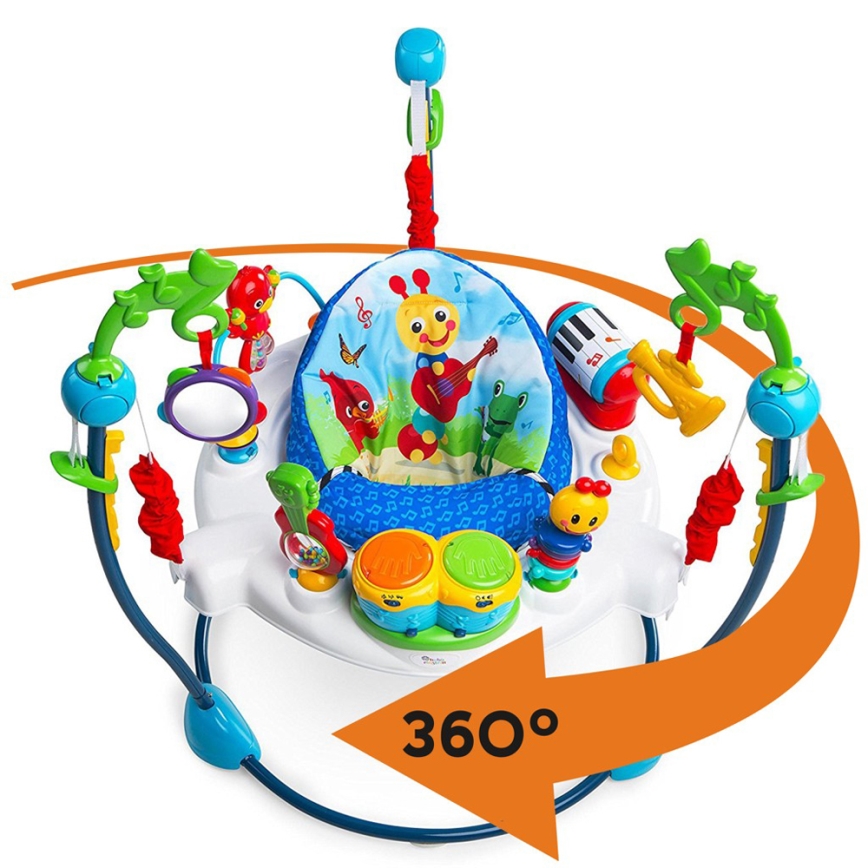 Baby Einstein - Skakač 2u1 NEIGHBORHOOD SYMPHONY 3xAA