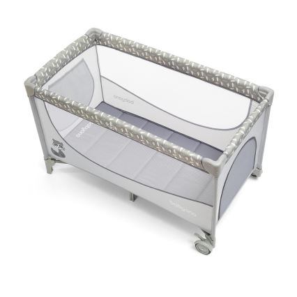 BabyOno - Putni krevetić BASIC sivi