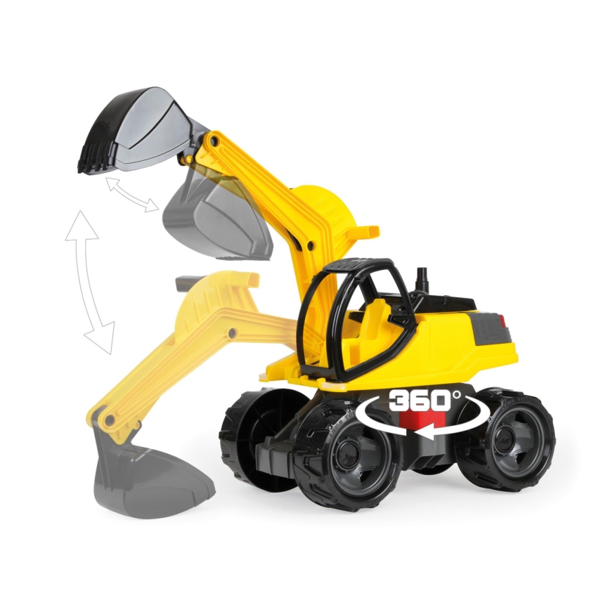 Bager GIGA TRUCKS 62 cm žuto-crni