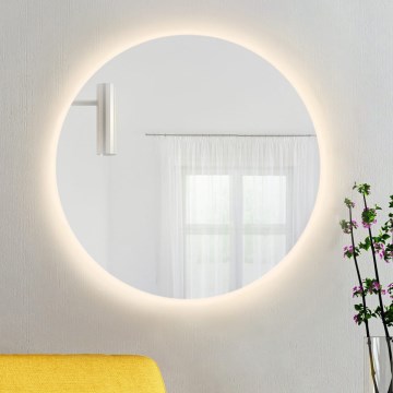 Baltica Design - LED zidno ogledalo za kupatilo sa pozadinskim osvetljenjem BRIGHT LED/15W/230V 3000K prečnik 80 cm IP65