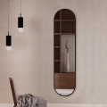 Baltica Design - Zidno ogledalo TINY BORDER 155x40 cm crna