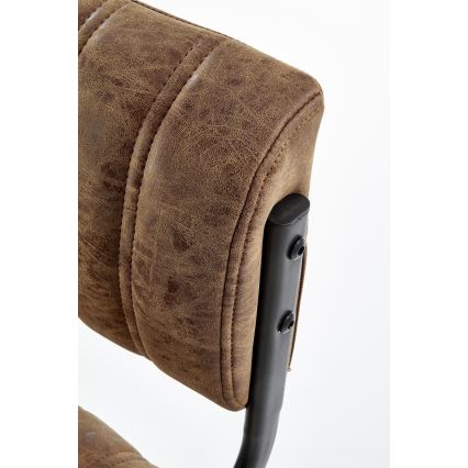 Barska stolica 109x46 cm crna/braon