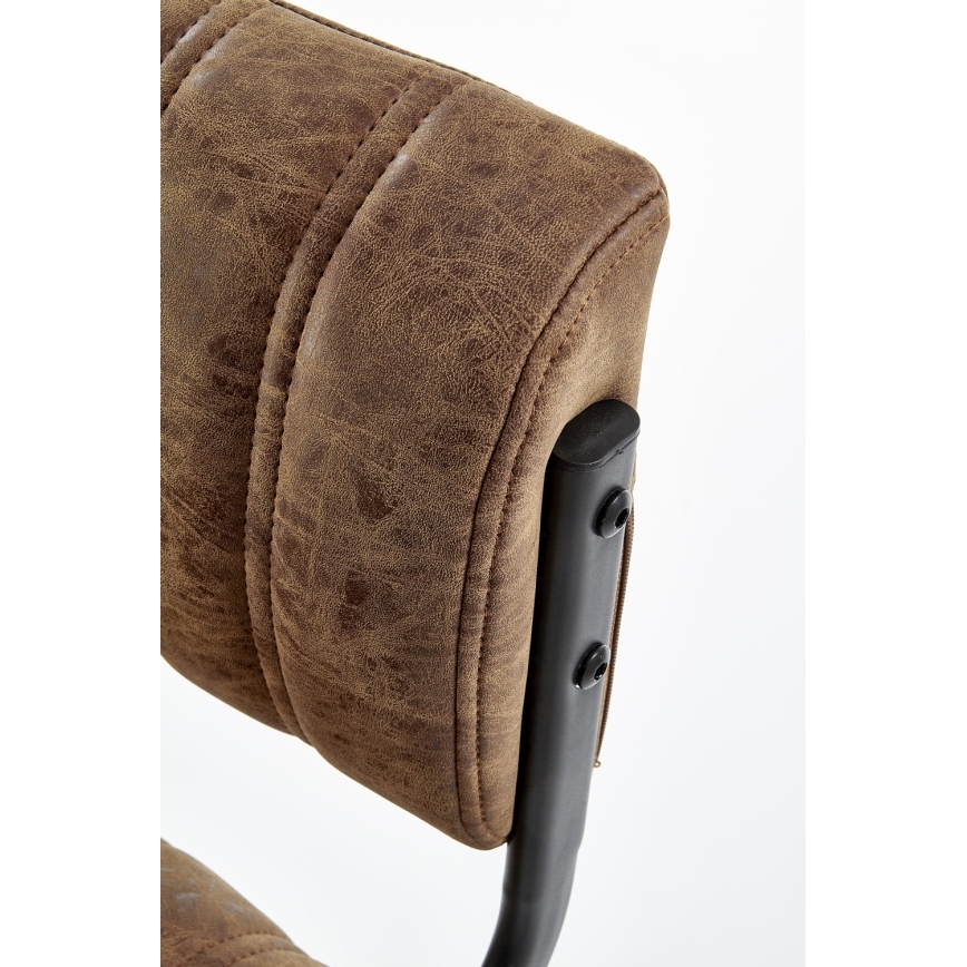 Barska stolica 109x46 cm crna/braon