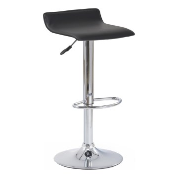 Barska stolica 84x40 cm crna/sjajni hrom