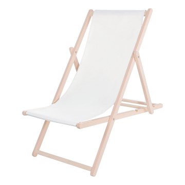 Baštenska ležaljka bela/buk