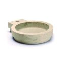 Bathco 00338 - Umivaonik na ploču ICONO 40x45 cm kamen/bež