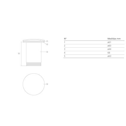 Bathco 0211 - Čep za umivaonik sa prelivom CLICK-CLACK, prečnika 6 cm, sjajni hrom