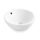 Bathco 4015 - Umivaonik na ploču CASTELLON, prečnik 35 cm, porcelan/bela