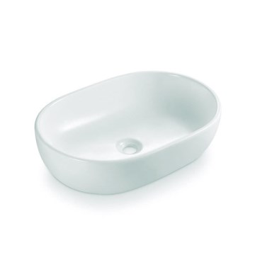 Bathco 4037 - Umivaonik za ugradnju na ploču TOULOUSE 59x41,5 cm porcelan/bela