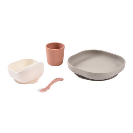 Beaba - Dečiji set za hranjenje Terracotta 4 kom