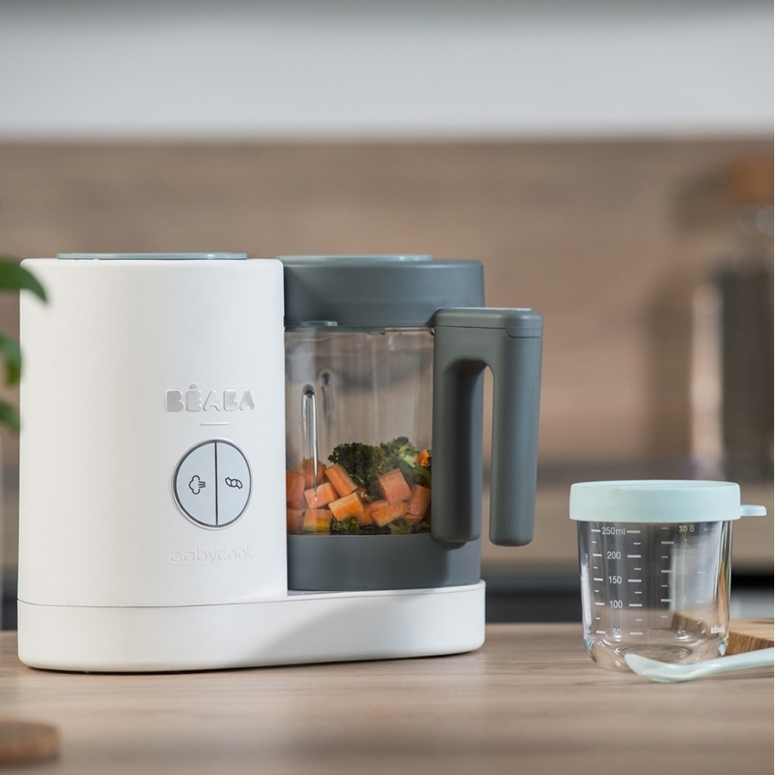 Beaba - Parni aparat 2u1 BABYCOOK NEO zelena/bela