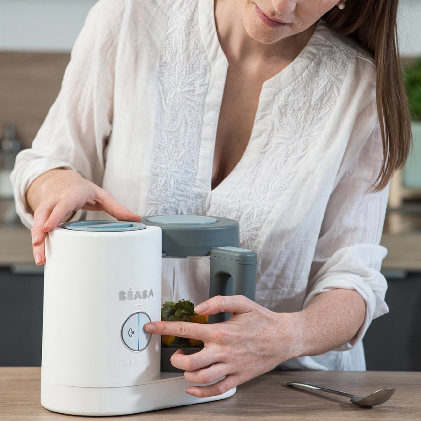 Beaba - Parni aparat 2u1 BABYCOOK NEO zelena/bela