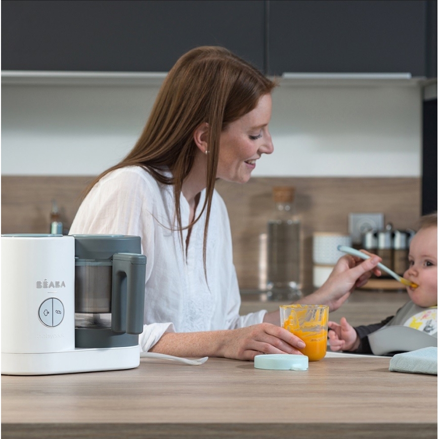 Beaba - Parni aparat 2u1 BABYCOOK NEO zelena/bela