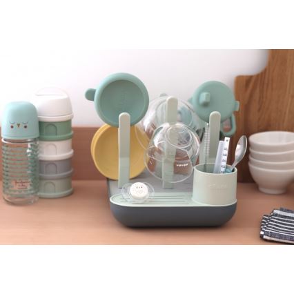 Beaba - Sušač za flaše zeleno/sivo