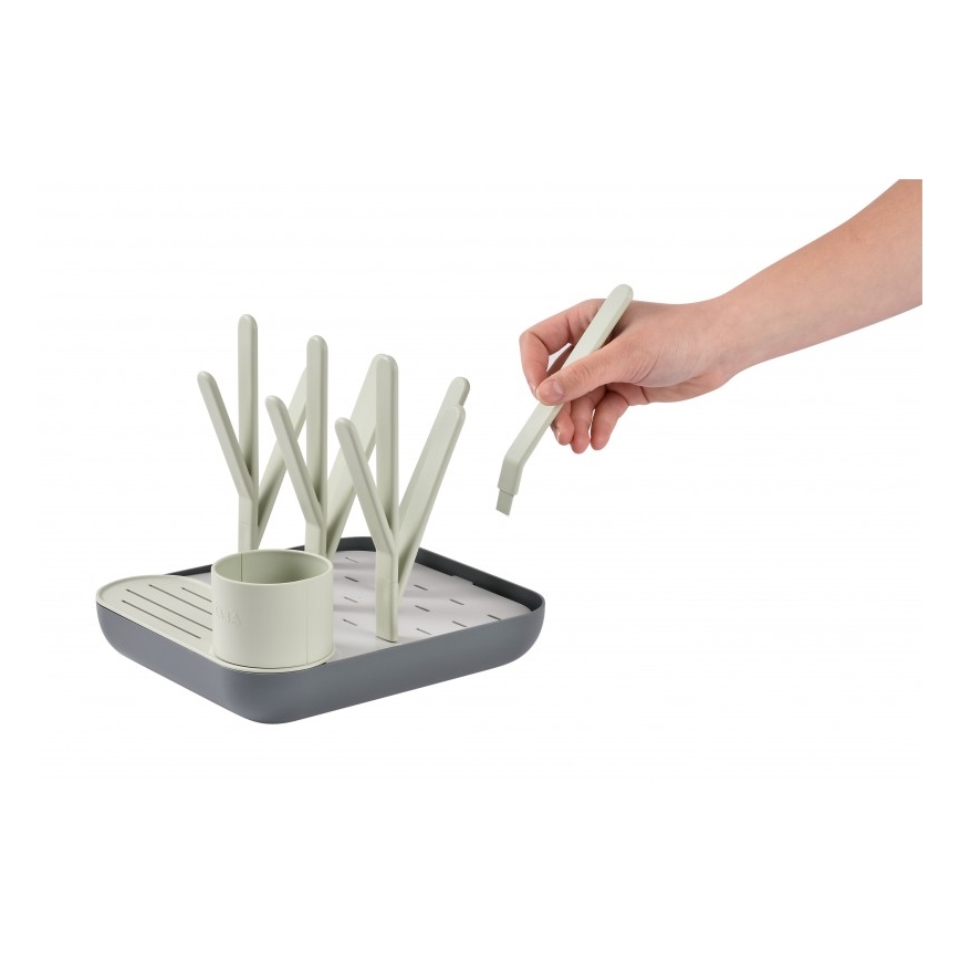 Beaba - Sušač za flaše zeleno/sivo