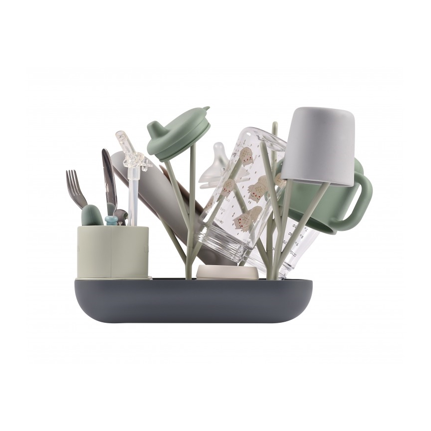 Beaba - Sušač za flaše zeleno/sivo