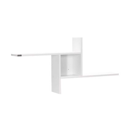 Bela zidna polica 50x100 cm