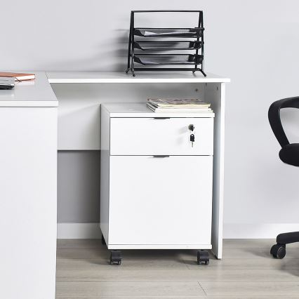 Beli kancelarijski kontejner 61x41 cm