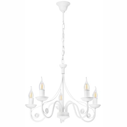Beli luster na lancu DONATO 5xE14/40W/230V