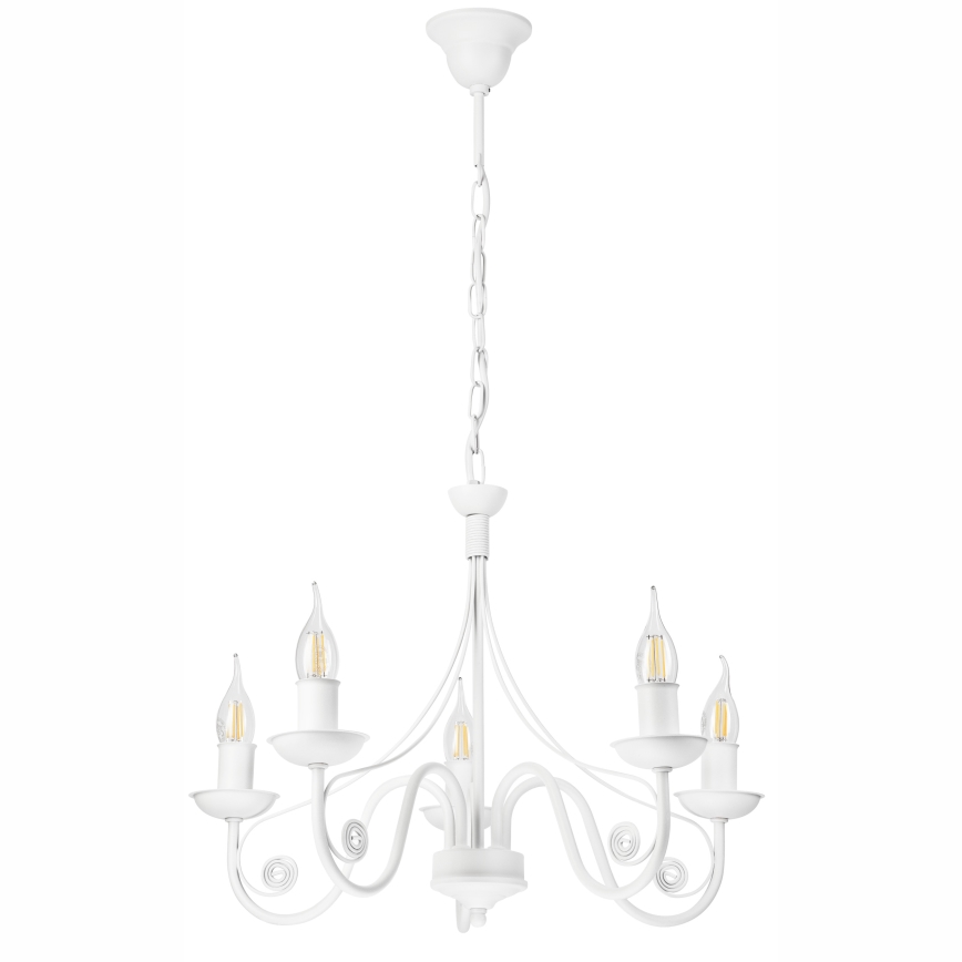 Beli luster na lancu DONATO 5xE14/40W/230V