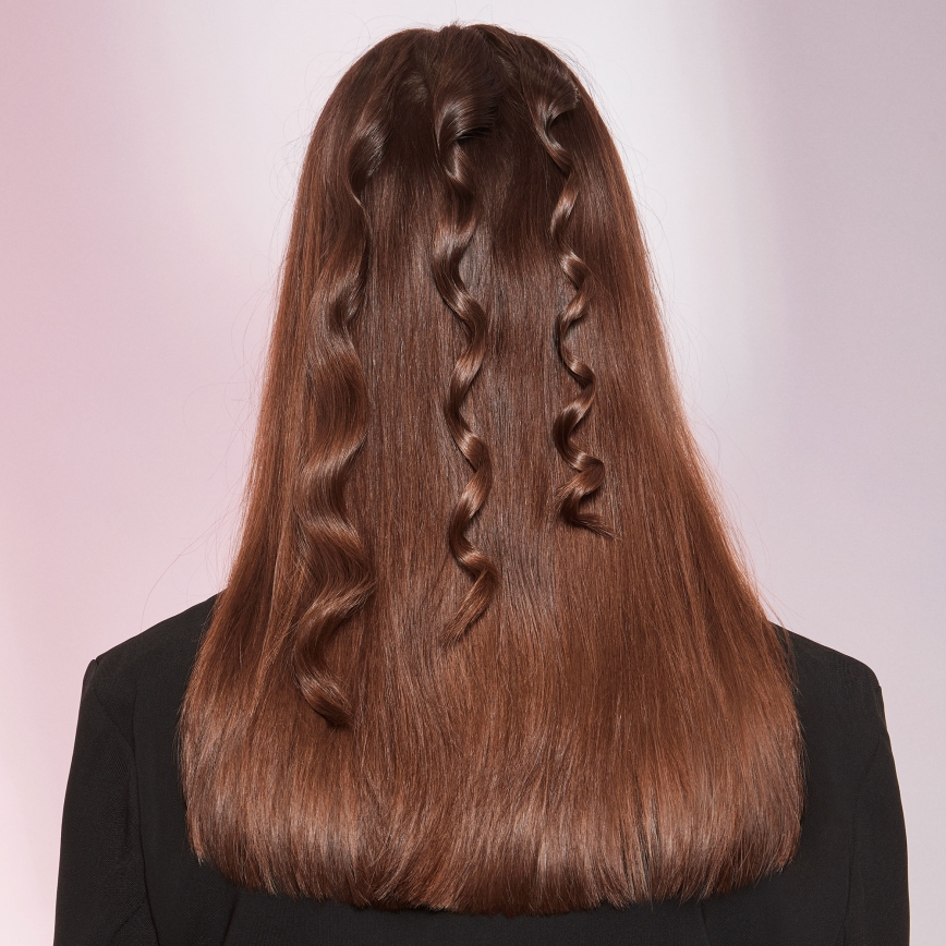 Bellissima 11949 - Konusni uvijač za kosu 40W/230V crna/ružičasta