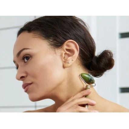 Beper - Masažni valjak i Gua Sha kamen od nefrita