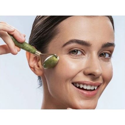 Beper - Masažni valjak i Gua Sha kamen od nefrita