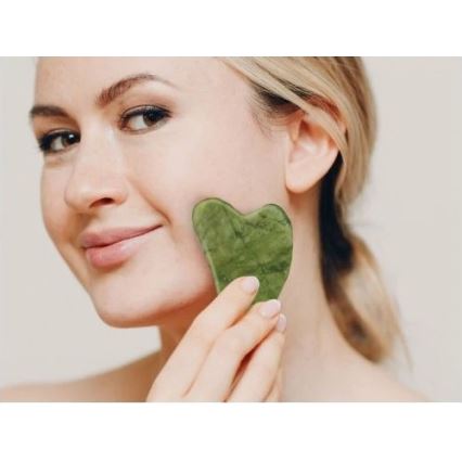 Beper - Masažni valjak i Gua Sha kamen od nefrita