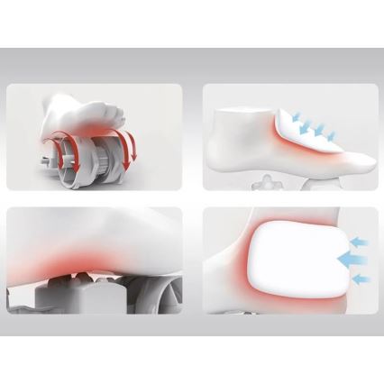 Beper - Uređaj za masažu stopala SHIATSU 36W/230V + daljinsko upravljanje