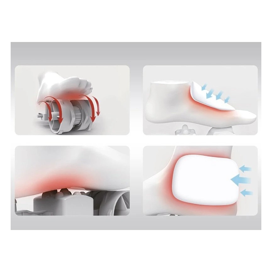 Beper - Uređaj za masažu stopala SHIATSU 36W/230V + daljinsko upravljanje