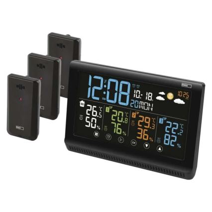 Bežična meteostanica sa tri senzora 5V/3xAAA + 2xAAA