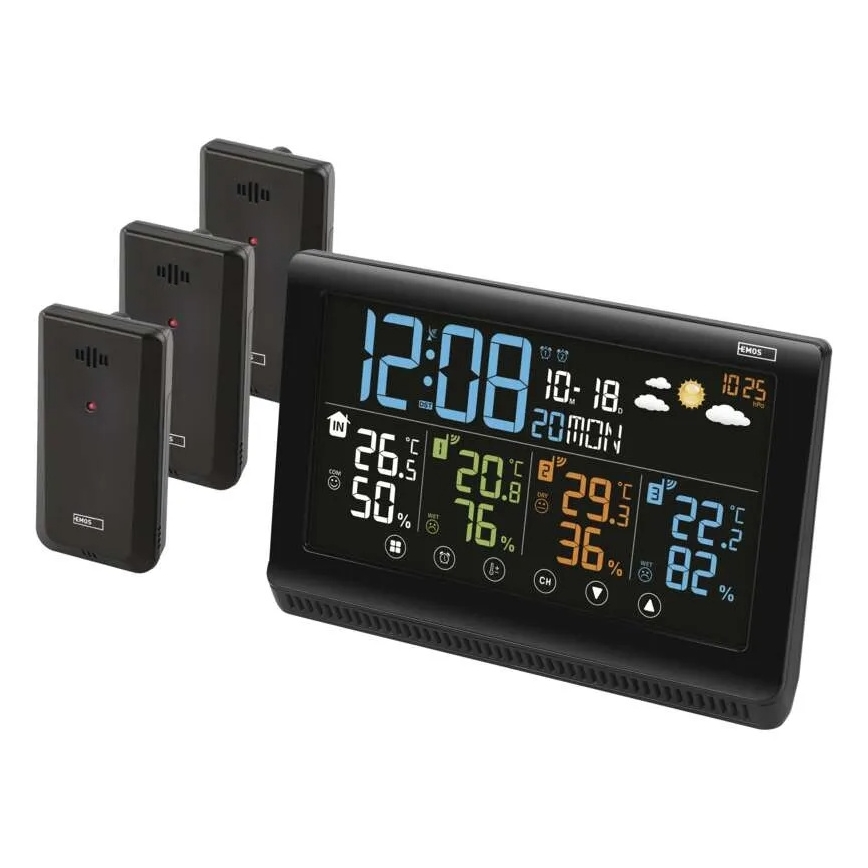 Bežična meteostanica sa tri senzora 5V/3xAAA + 2xAAA