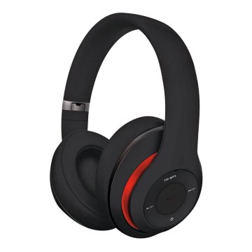 Bežične Bluetooth slušalice, 400 mAh, crne