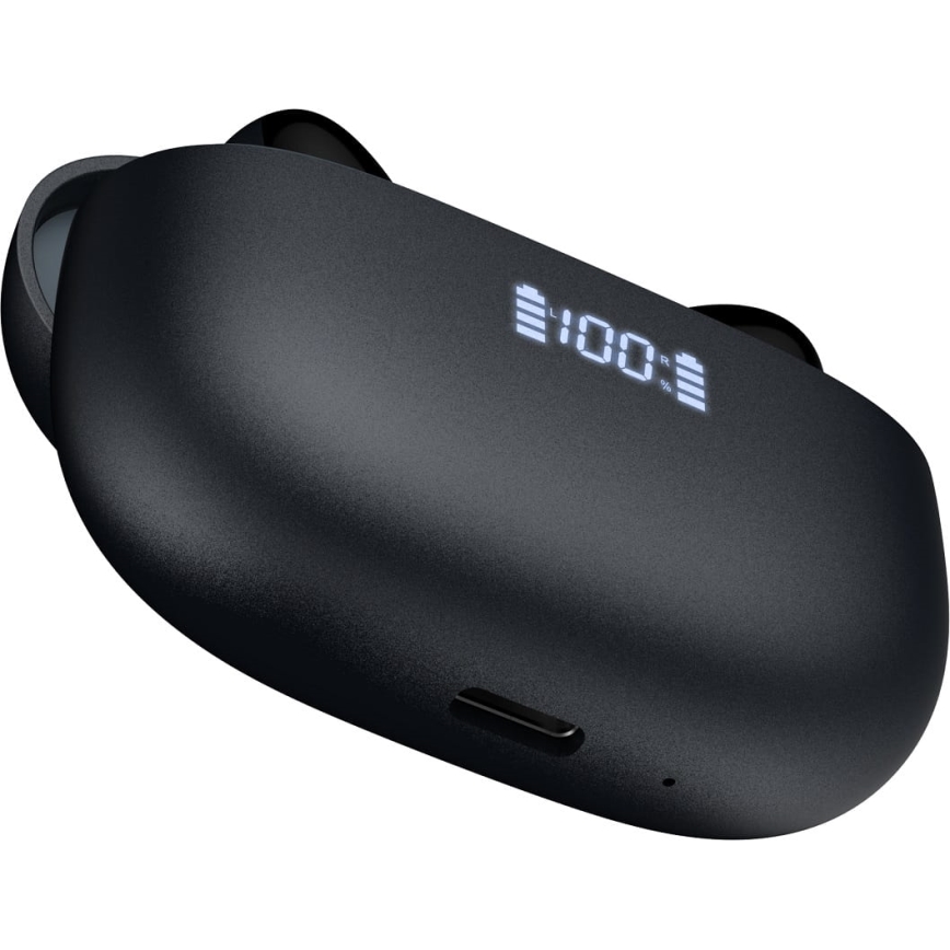 Bežične slušalice sa ANC+ENC 300 mAh + 2x 40 mAh crne