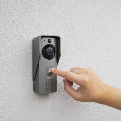 Bežični video zvono sa senzorom pokreta GoSmart 12V/3xAA IP44 Wi-Fi Tuya