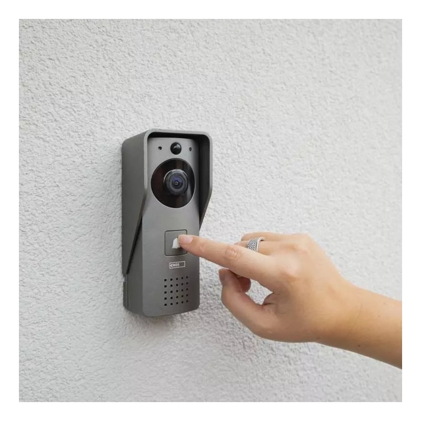 Bežični video zvono sa senzorom pokreta GoSmart 12V/3xAA IP44 Wi-Fi Tuya