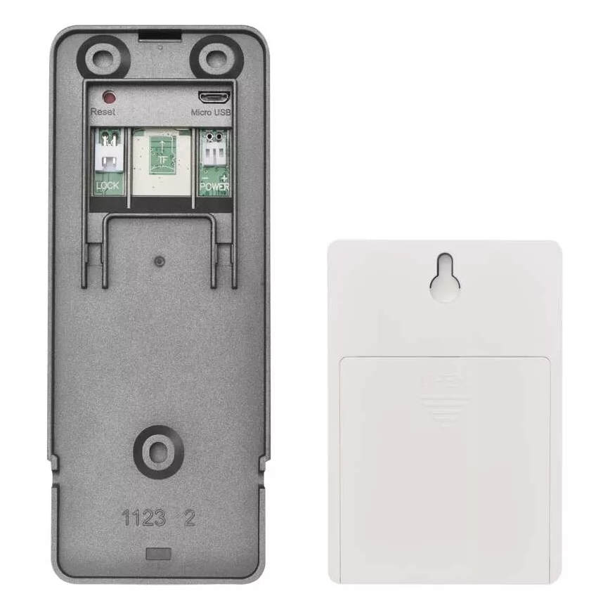 Bežični video zvono sa senzorom pokreta GoSmart 12V/3xAA IP44 Wi-Fi Tuya