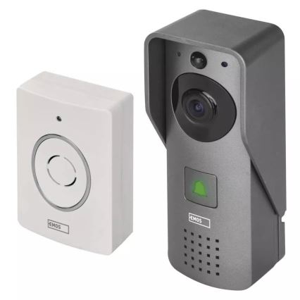 Bežični video zvono sa senzorom pokreta GoSmart 12V/3xAA IP44 Wi-Fi Tuya
