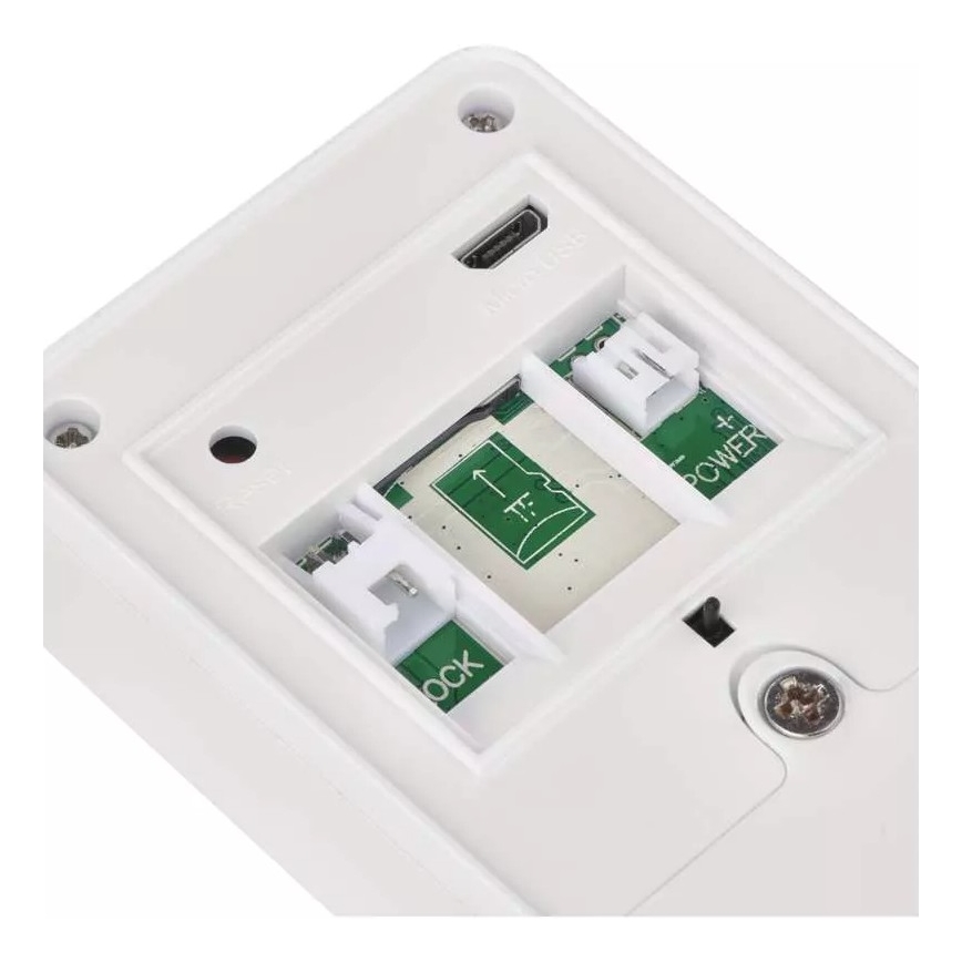 Bežični video zvono sa solarnim panelom GoSmart — 4400 mAh (3xAA), IP44, Wi‑Fi, Tuya