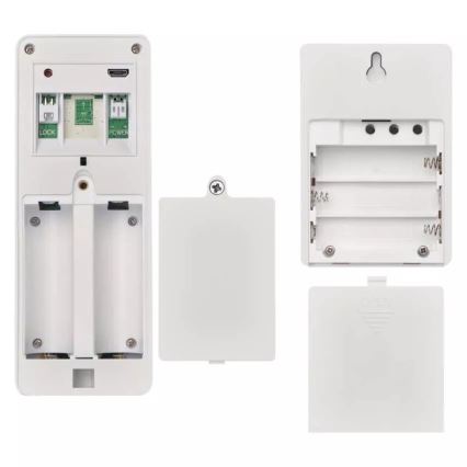 Bežični video zvono sa solarnim panelom GoSmart — 4400 mAh (3xAA), IP44, Wi‑Fi, Tuya