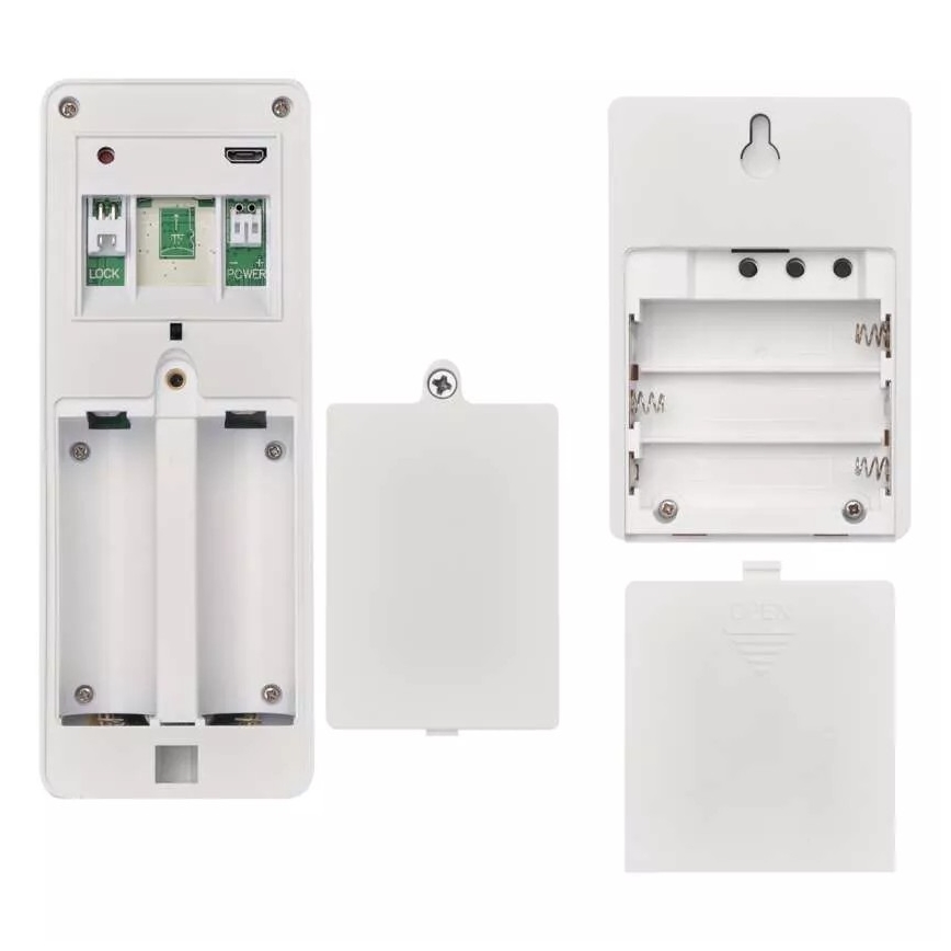 Bežični video zvono sa solarnim panelom GoSmart — 4400 mAh (3xAA), IP44, Wi‑Fi, Tuya