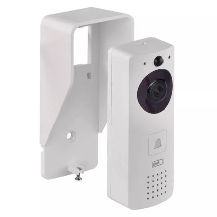 Bežični video zvono sa solarnim panelom GoSmart — 4400 mAh (3xAA), IP44, Wi‑Fi, Tuya