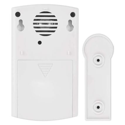 Bežični zvono 3xAA/1xCR2032 IP44 belo/srebrno