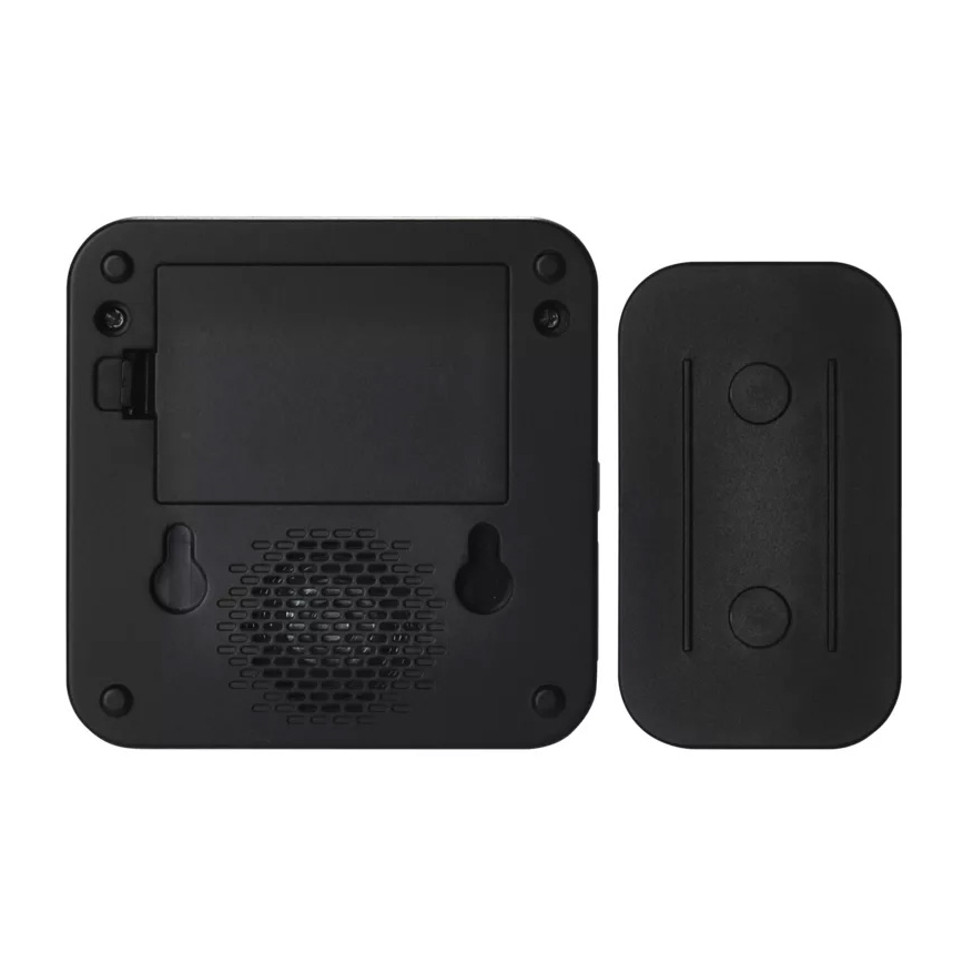 Bežični zvonac na baterije 3xAAA, IP56, crne boje