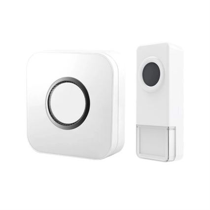 Bežično zvono 3xAAA/1xA23 IP55 belo