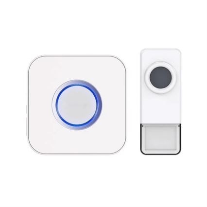 Bežično zvono 3xAAA/1xA23 IP55 belo