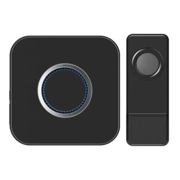 Bežično zvono 3xAAA IP55 crno