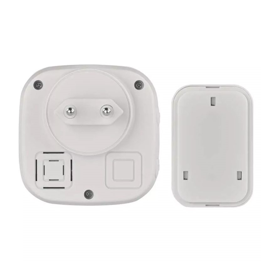 Bežično zvono za utičnicu 230V + 1xCR2032 IP44 zelena