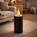 BIO kamin ROMA 26,5x80,5 cm 2kW crna + zaštitni poklopac